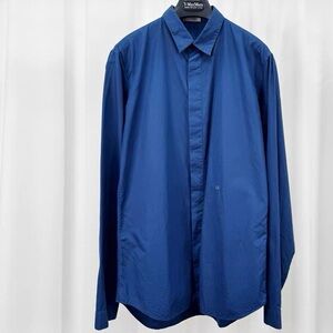 🚩steal authentic Dior Classic Navy Dress Shirt